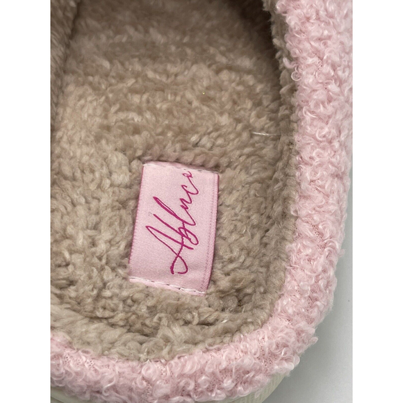 Ablinco Women’s House Slippers Let’s Ho Girls Size 11.5 (44-45) Pink NWOT Elf - Picture 4 of 7